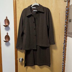 Vintage Joan Vass USA Dress and Jacket Set